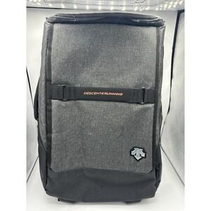 Descente Running Backpack S5324RBP12 Gray/Black Orange Interior